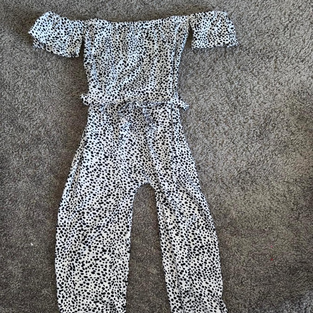 Off shoulder jumpsuit